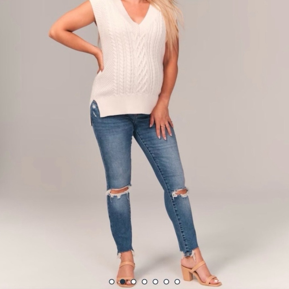 Abercrombie & Fitch The Super Skinny Ankle Jean